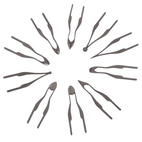 KONTONTY 10 Piezas Puntas De Soldadura Herramienta Para Quemar Madera Consejos De Pirograbado Consejos Sobre Herramientas De Pirograbado Dark Grey