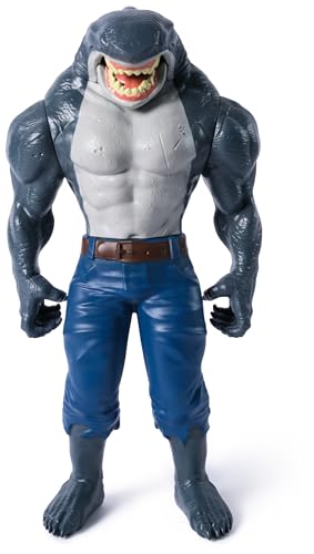 DC Comics, Batman Giant Series King Shark Action Figure, 30-centimetre Superhero Collectible Kids’ Toys for Boys and Girls Aged 3+