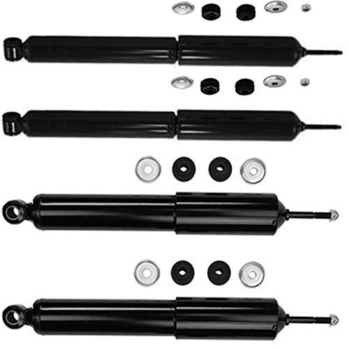 Maxfavor Front Rear Shocks Strut fit for Ford E-150 Econoline E-250 Econoline E-350 Econoline Club Wagon E-350 Super Duty E-450 Super Duty E-450 Econoline Super Duty 1992-2017 Shock Absorbers