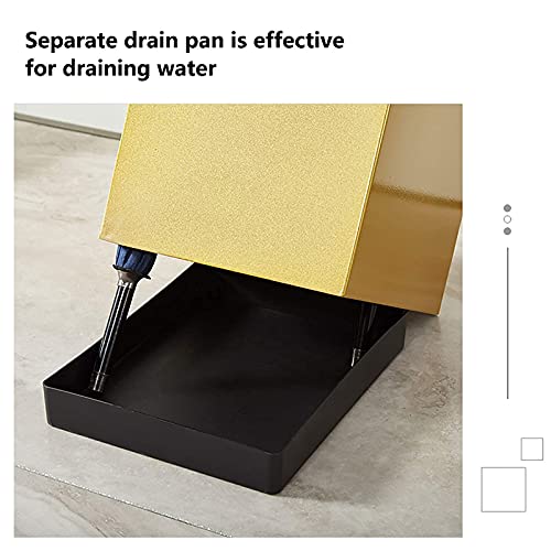 Porte-parapluie design en fer forgé robuste de style minimaliste