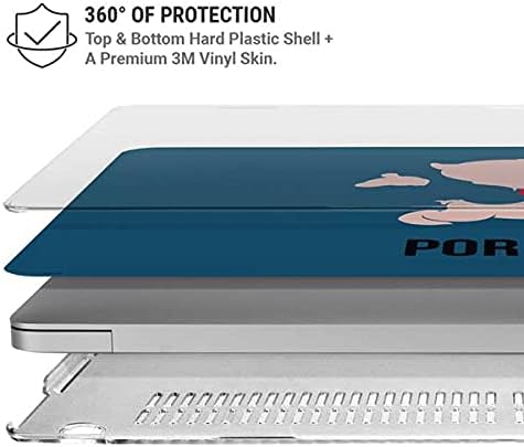 Skinit Case + Skin Compatible with MacBook Air 13in (2020) - Officially Licensed Warner Bros Porky Pig Identity Design