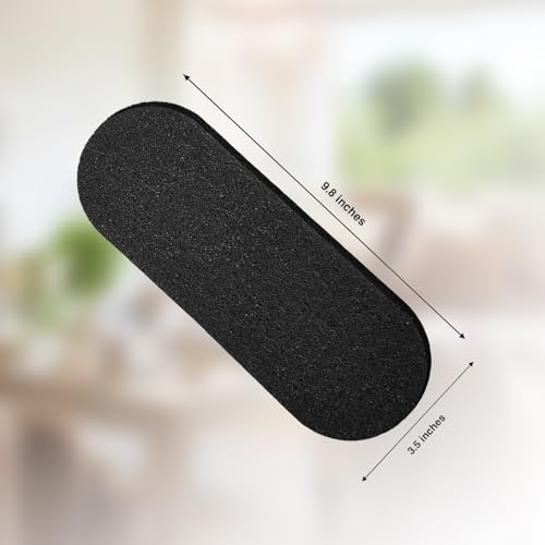 Ceiling Fan Filters for Blades 10 Pcs Activated Carbon Air Filter Easy-Stick Ceiling Fan Blade Filter for Home Office Common Household Contaminants All Fan Blades