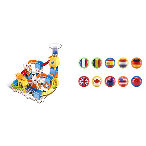 VTech - Marble Rush, Circuit À Billes - Discovery Set XS100 - Construction - Dès 4 Ans + Pack De 10 Marblebilles - Accessoires Marble Rush, Circuit De Billes