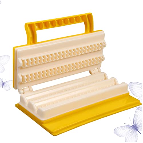 Hemoton Party For Grill Grilling Ing Double Double-Row Handheld Meat Manual , Bbq Kitchen Tools Automatic Machine Lamb Easy Picnic Multifunctional Device And Device, Portable Accessory #TOP6