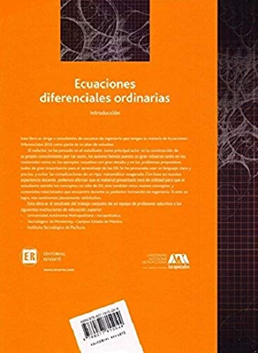 Ecuaciones diferenciales ordinarias