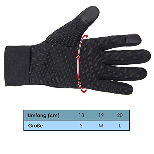 alpidex lightweight sports gloves men woman gloves touchscreen running thin warm liner winter bike walking cycling biking sporting driving anti slip glove liner