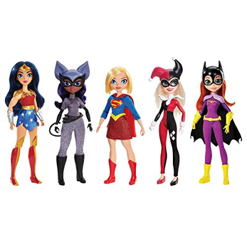 Muñecas DC Super Hero Girls Set 5 Figuras miniatura 2