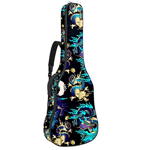 Housse de transport étanche pour guitare avec bandoulière réglable Motif floral, Multicolore 09, 42.9×16.9×4.7 in… - Les Beatles, Paul McCartney, John Lennon, RIngo Starr, George Harrison Housse de transport étanche pour guitare avec bandoulière réglable Motif floral, Multicolore 09, 42.9x16.9x4.7 in…