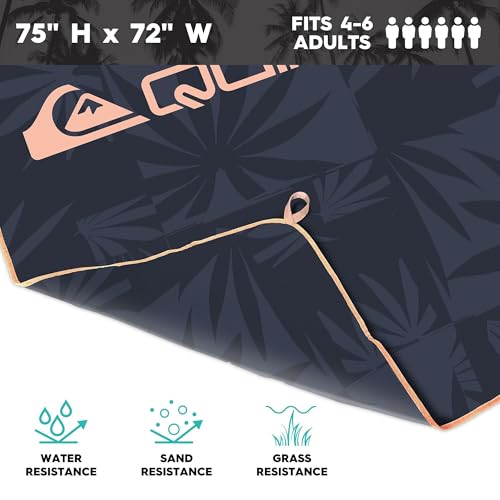 Quiksilver Sand-Free Beach Mat – Large Waterproof Outdoor Picnic Blanket, Lightweight Foldable Mat for Beach, Camping, Park, or Travel – Fits 4-6 People, Quick-Dry, Durable - Thumbnail 4