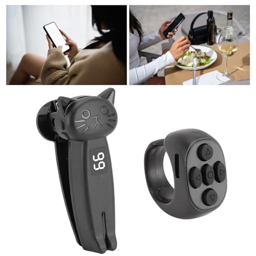 Virador de Página Com Controle Remoto para Kindle, Gatilhos Remotos para Gravação de Vídeo da Câmera