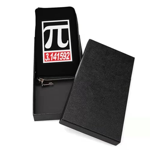 Pi Day Long Wallet for Women Men Coin Pouch Credit Card Holder Zipper Purses with Wristlet3