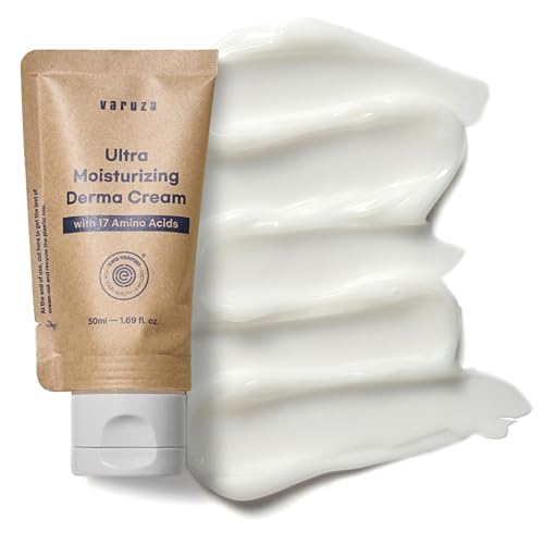 varuza EWG Verified Ultra Moisturizing Derma Cream with 17 Amino Acids Oil Free Deep Hydrating Face Moisturizer Korea Skin Care 수부지 Soobooji Skin Care 50ml
