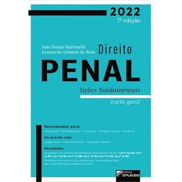 Capa do livro Direito Penal - Parte Geral: Lições Fundamentais