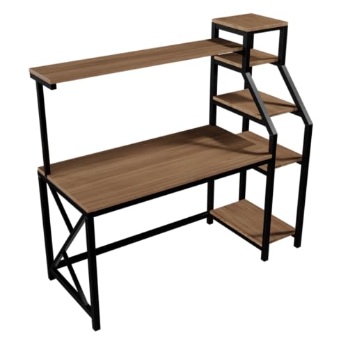 Image of Riyan Luxiwood Rio Computer Table in Engineering Wood for Home & Office, Simple Style Desk, Scratch Resistance Surface, Easy to Assemble. (Beige)