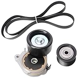 89378 Serpentine Drive Belt Tensioner Kit for Toyota Land Cruiser/Sequoia/Tundra V8 4.6L/5.7L, for Lexus GX460/LX570, Drive Belt Tensioner and Idler Pulley Serpentine Belt Kit#39185 36370 8PK2415