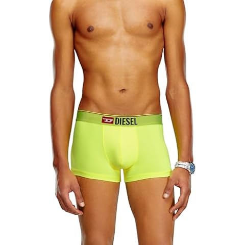 Diesel Yellow Stretch Cotton Boxer Briefs Cover