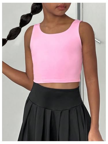Image of WDIRARA Girl's Twist Back Sports Bras Backless Tank Top Workout Sports Shirts for Gym