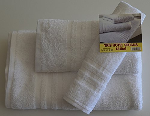 Generico TTRIS Asciugamani in Spugna Bianco X