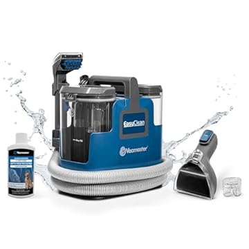 Vacmaster SCB0501 Lavatappeti Aspirapolvere Tessuti Lava Tappezzeria Asciuga e Aspira Acqua Pulitore a Vapore per Divano Tappeti Moquette Tappezzeria Scale e Auto Pulisci Lavadivani