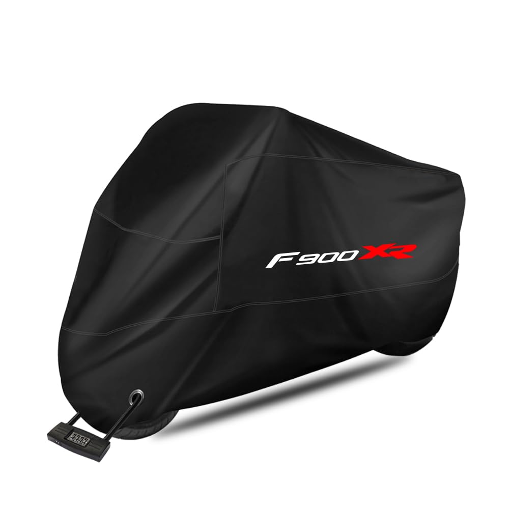 Per F900XR F 900 XR f900xr Telo coprimoto per esterni e interni 210D in poliestere antipolvere, antivento, antipioggia, impermeabile (295cm * 110cm * 140cm)