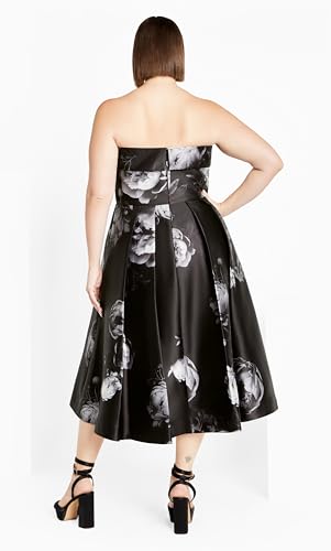 Image of City Chic Women's Plus Size Dress - Tiffany Bloom