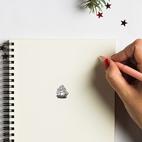 Sailing Boat Planner Stickers, 0.5In Scrapbooking Kids Diy Calendar Crafting 208-Pack #TOP2