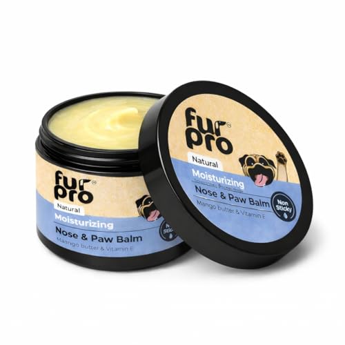 Image of Pet Nose & Paw Balm | Heals, Moisturizes & Softens Dry Paws, Cracked Elbows & Chapped Noses | Enriched with Coconut Oil, Shea Butter, Aloe Vera, Beeswax, Vitamin E & Herbal Oils - 50g
