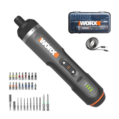 WORX 4V Lithium Screwdriver WX242L 30-Piece Kit