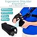 Vive Shoulder Sling with Abduction Pillow - Rotator Cuff Sling and Shoulder Immobilizer - Pain Relief After Surgery, Sublexion, Dislocated or Broken Arm - Adjustable Support with Exercise Ball (Large)
