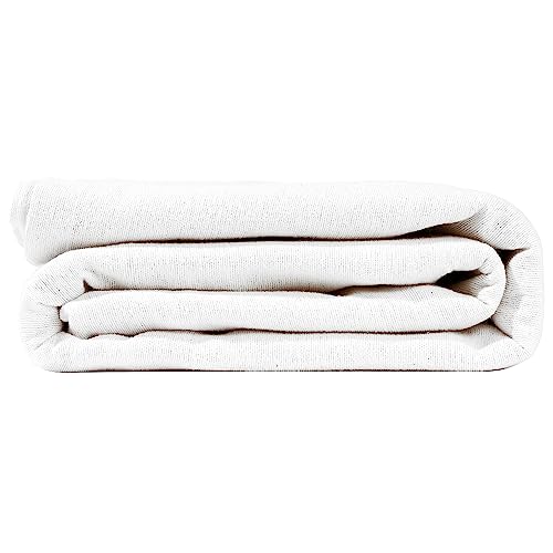 Avalon Bedding Hospital Blankets Twin Size 100% Cotton Thermal Blanket Hospital Style Blanket - Lightweight Hospital Blanket - Hospital Blankets - General Hospital Blanket Twin 90x70 Inches (White)