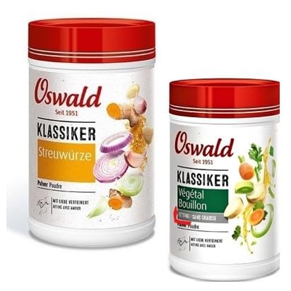 Oswald Epices mélange en poudre, 800 g - Assaisonnement en poudre à la manière suisse, pour assaisonner, affiner les sauces, la viande, le poisson