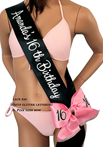 16th Birthday Sash - PERSONALIZED - Any age