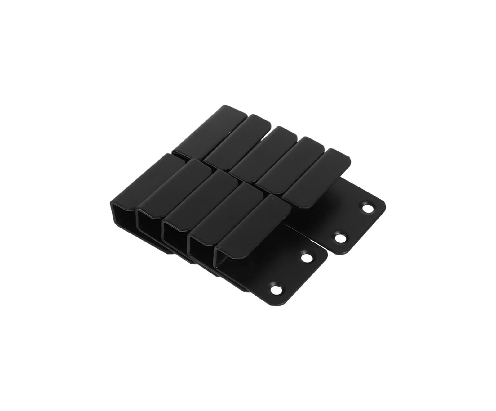 FGJsfhrDTU Picture Hanging Hooks, 10 Pcs Black Wall Hanging Hooks for Picture Tile Mirror 4.00x3.70x2.00cm