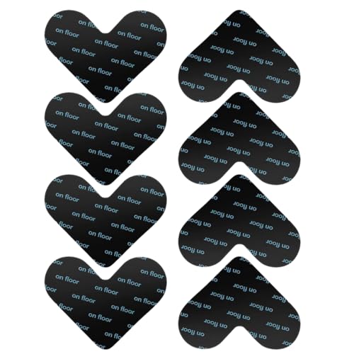 AVUELOI Alfombrilla antideslizante para alfombras, 8 piezas, de alfombras de doble cara, base antideslizante que mantiene las esquinas planas, almohadillas antideslizantes para evitar que se deslicen