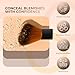 4pc Full Size Kit (FAIR 2) Kabuki Brush Mineral Makeup Matte Translucent Loose Foundation Concealer Finishing Setting Powder Bare Face Full Coverage Long Lasting All Skin Types SPF 30 Waterproof
