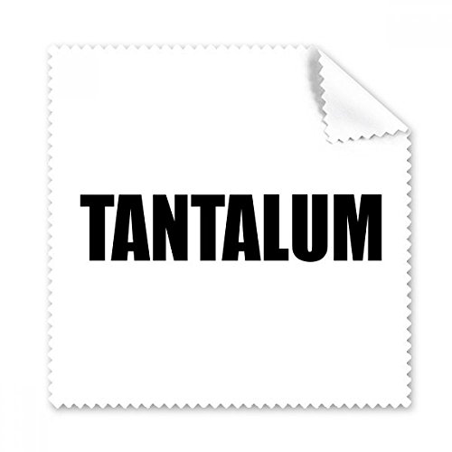 Cadeau chimie Tantale tissu lunettes et chiffon de nettoyage écran