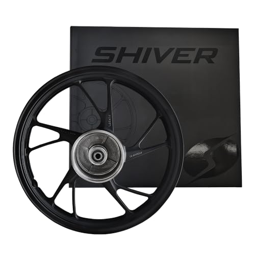 Roda Traseira Pé Galinha Liga Leve Titan 160 150 Fan Preta com Rolamentos