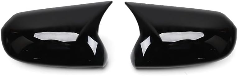 Rifoda Door Side Mirror Cover for Toyota Camry 2018 2019 2020 2021 2022 2023 2024 2025 2026 Outer Cover of Horn Side Rearview Mirror Cover Accessories Decoration Cover Trims ABS Plastic 2PCS (Black)