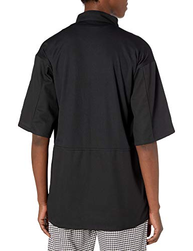 Uncommon Threads Unisex Calypso Chef Coat, Black, Medium #TOP1