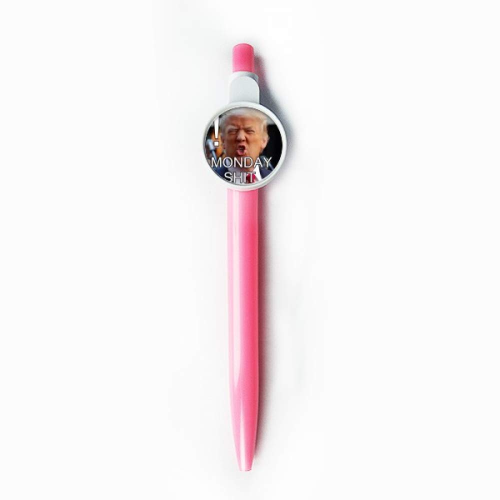 Stylo à bille rétractable Trump bleu avec mécanisme fluide - 5