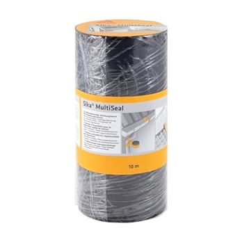Foto di SIKA - Nastro sigillante bituminoso autoadesivo Multiseal Grigio-Nero - Sigillatura extra forte per tetti e camini - Resistente alle intemperie e ai raggi UV - Rotolo da 300mm x 10m