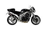 595RP, TE508 595NP, TE501 Mivv AT.003.LE TRIUMPH SPEED TRIPLE 2002/2004 SLIP-ON AUSPUFF OVAL CARBON