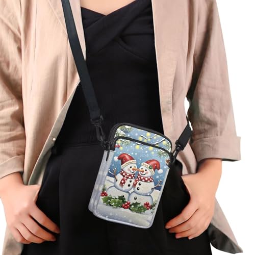 Image of Hawaiian Tribal Small Crossbody Bags for Women Cell Phone Bag Purse, Sea Turtle Zipper Sling Purses Shoulder Bag