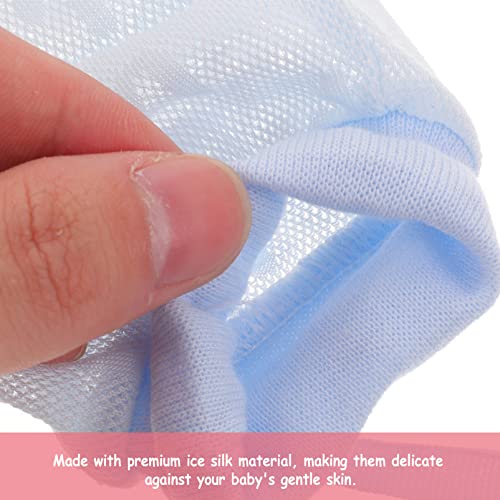 Baby Gloves 0-6 Months Baby Mittens 6-12 Months, 3 Pairs Cotton No Scratch Mittens Baby Gloves Unisex Baby Newborn Care (Assorted Color)3