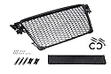 Kompatibel mit A4 B8 8K Kühlergrill Wabengrill PDC Front Grill Schwarz Glanz 07-12 Kompatibel mit A4 B8 8K Kühlergrill Wabengrill PDC Front Grill Schwarz Glanz 07-12