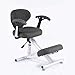 CNMJI Hocker Zum Knien Kniestuhl Ergonomischer Für Eine Bessere Körperhaltung Verstellbarer Balance Sitz & Dicke Bequeme Kniekissen Für Zuhause/Büro/Meditation,Schwarz