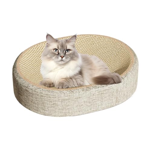 Grattoir pour chat haut de gamme en sisal et carton pour chambre