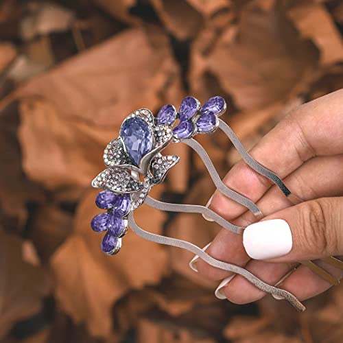 Bohend Strass Pettine Cristallo Posticci Nozze