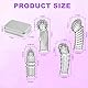 MEYDLL 4 Stück Fingerlinge Set Masturbation, Rutschfester Fingerkuppenschutz mit Eisenbox, Sexfinger Ticklers Set G-Punkt Fingerspitze, Fingerüberzieher TPE Masturbation, Sex Spielzeug für Paare