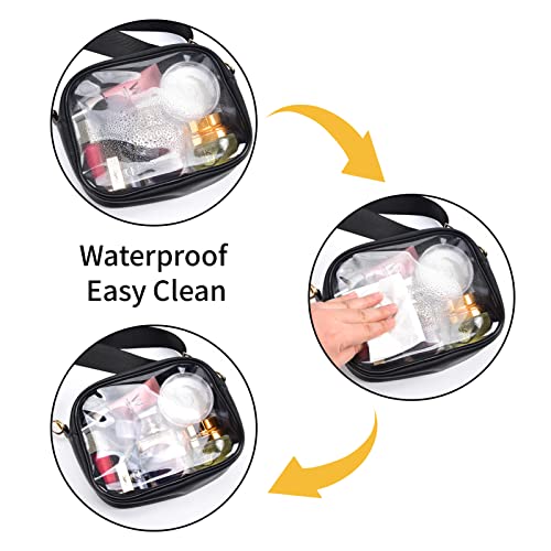 Clear Bag Stadium Approved, Clear Crossbody Bag with Removable and Adjustable Strap for Sports Concert Event4